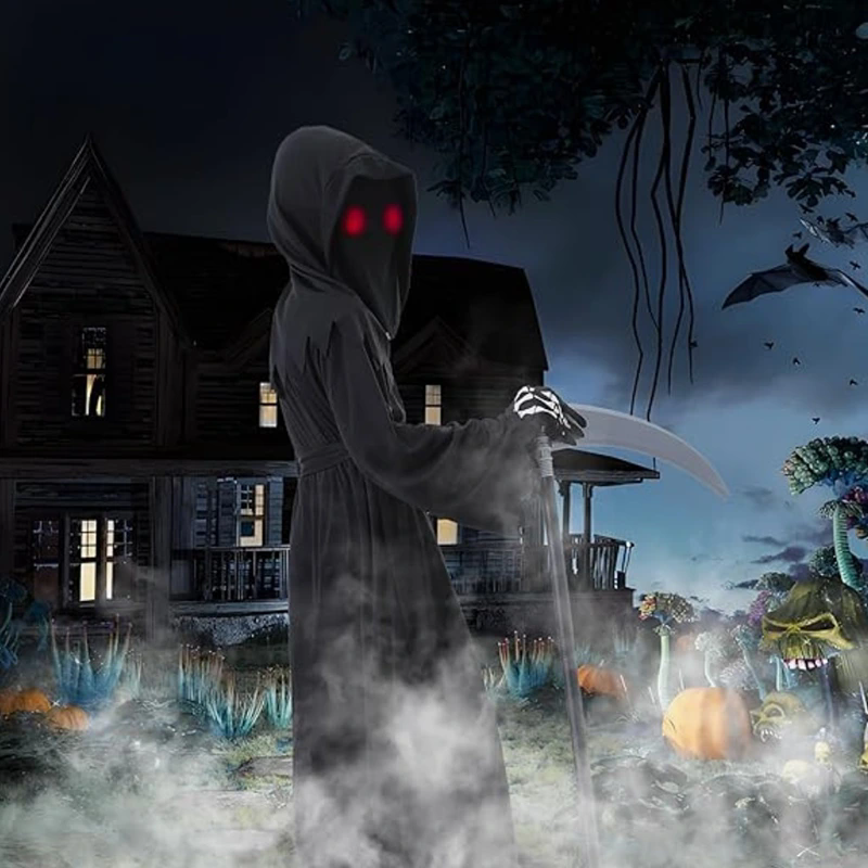 ¿Cómo puede un disfraz de Grim Reaper para niños ofrecer seguridad, comodidad y una actuación realista en Halloween?