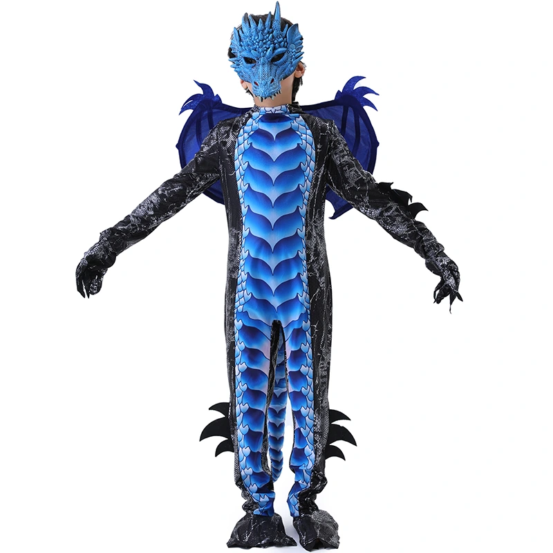 Conjunto completo de disfraz de dragón para niños de Mythical Adventure